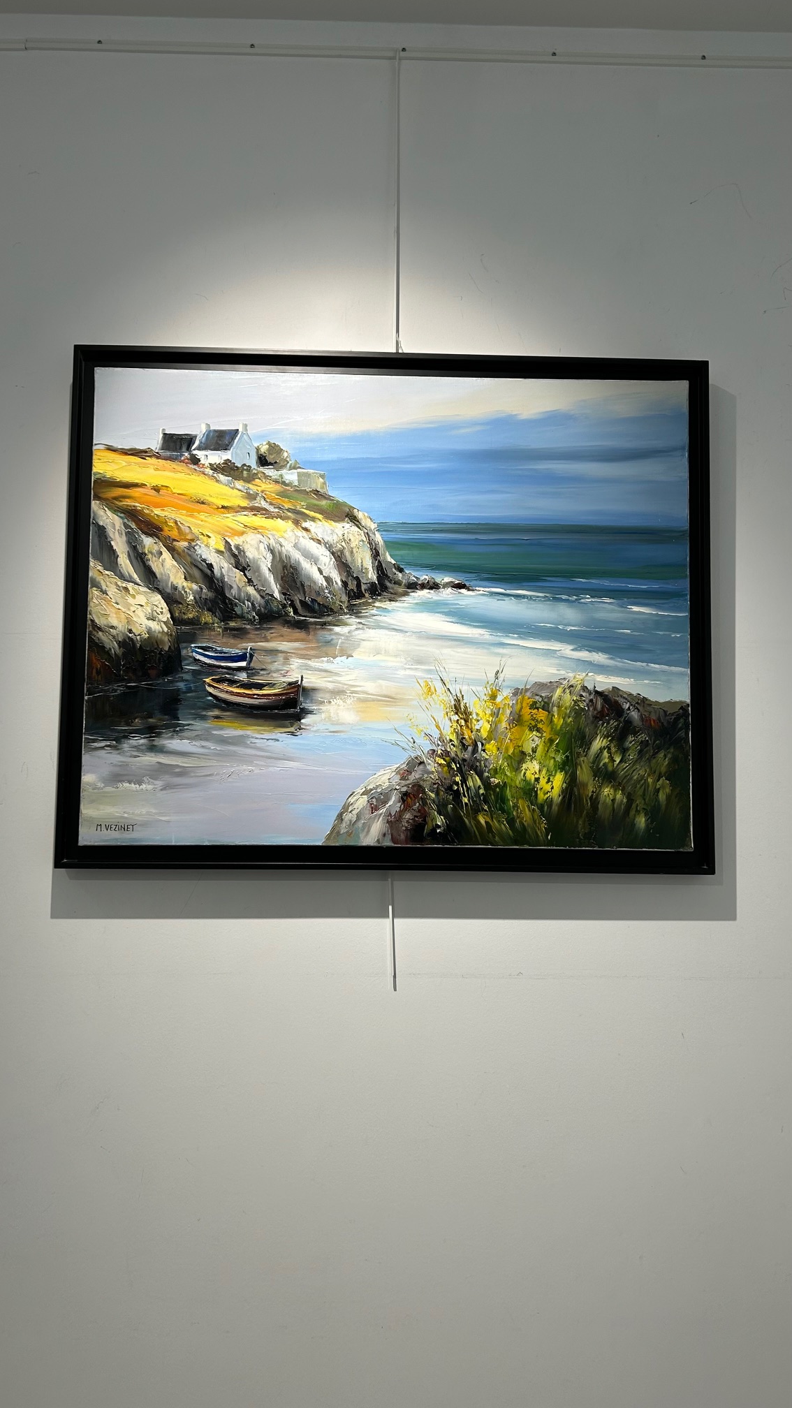 Michel Vézinet - Côte sauvage 92x65 cm 2