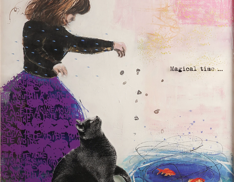 Béatrice Graas - Sans titre 100x100 cm